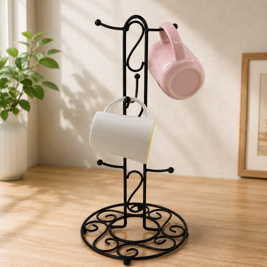 Metal Coffee Mug Tree Stand