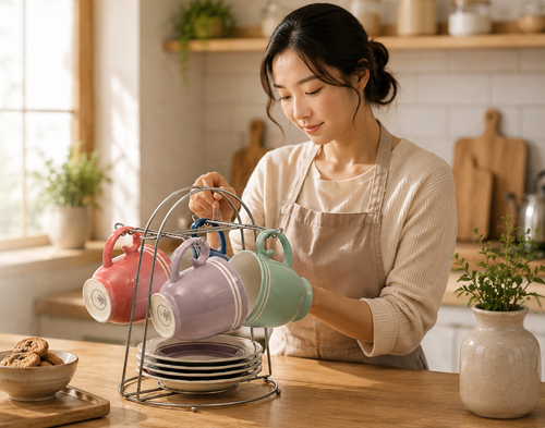 9-Piece Mug Rack Set