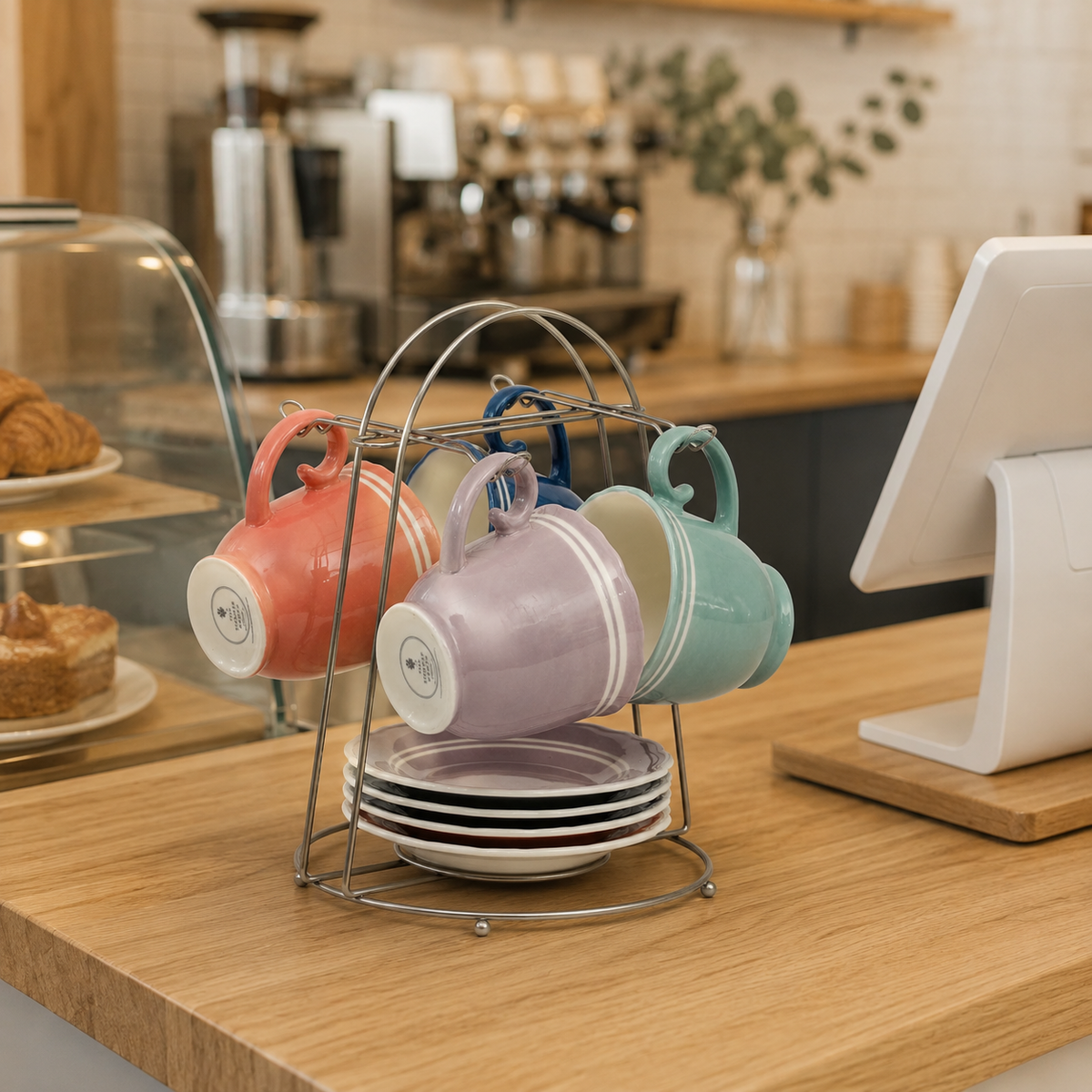 9-Piece Mug Rack Set